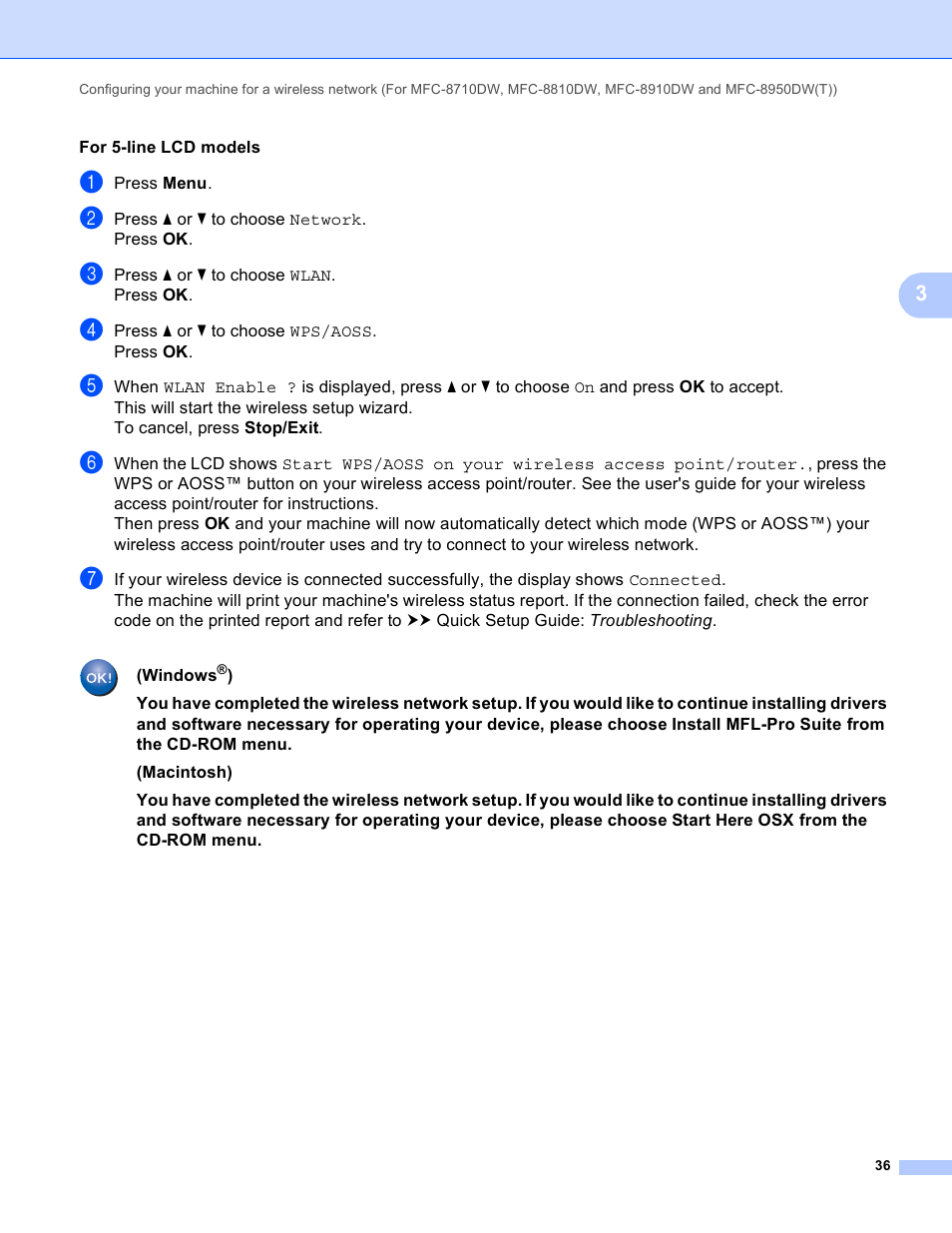 Brother MFC-8950DWT User Manual | Page 43 / 187