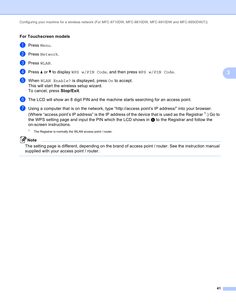 Brother MFC-8950DWT User Manual | Page 48 / 187