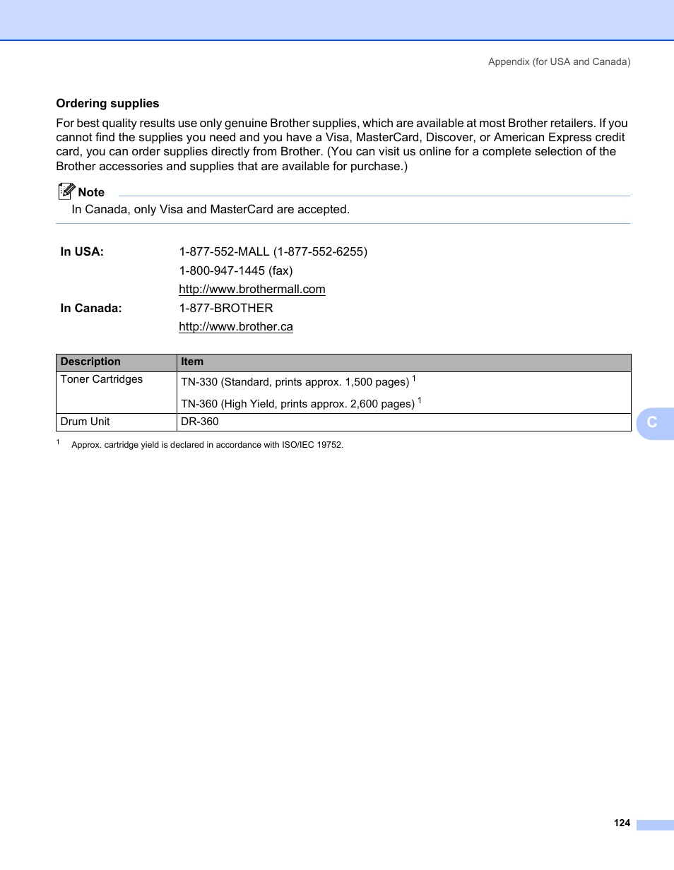 Brother HL-2170W User Manual | Page 132 / 138