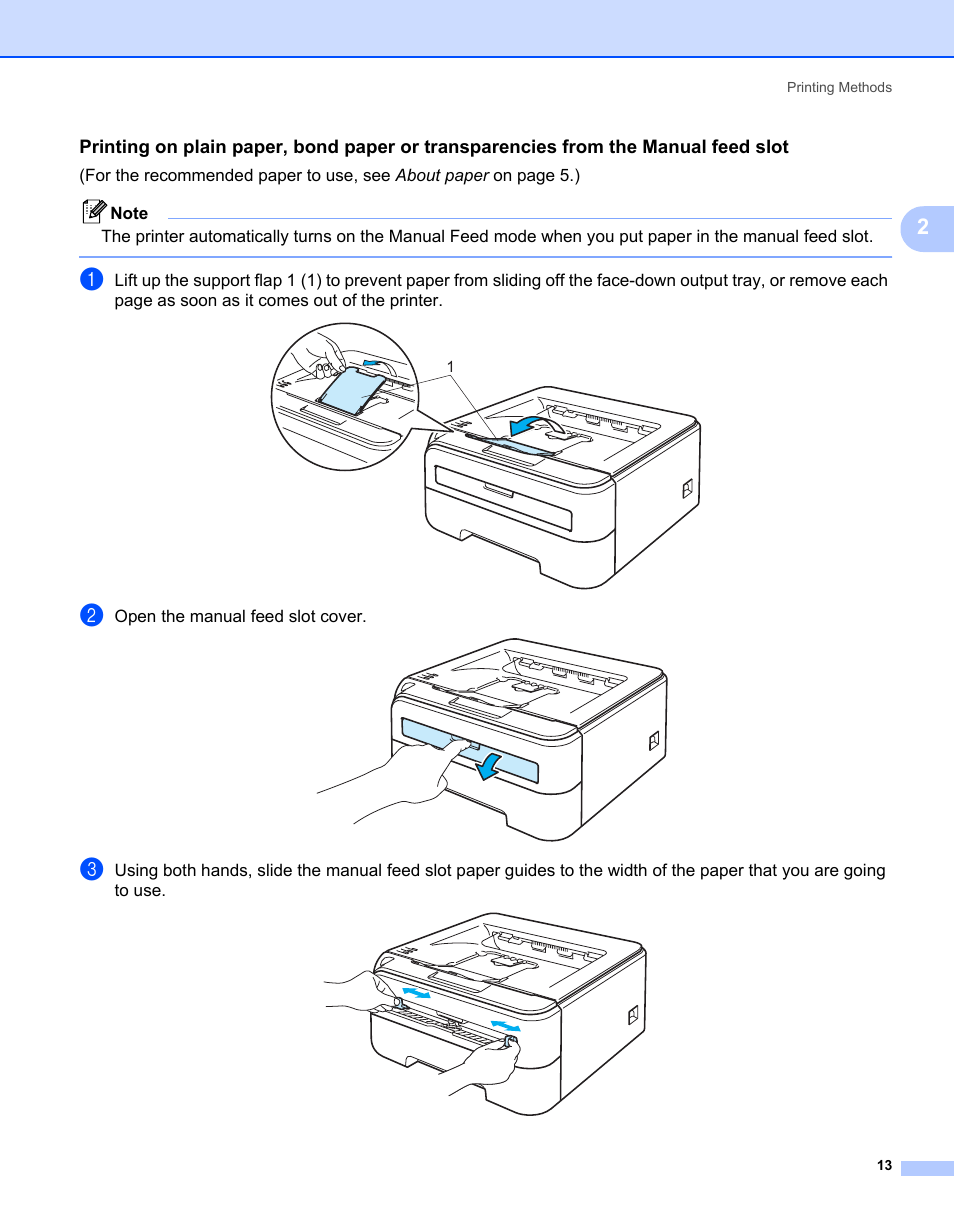 Brother HL-2170W User Manual | Page 21 / 138