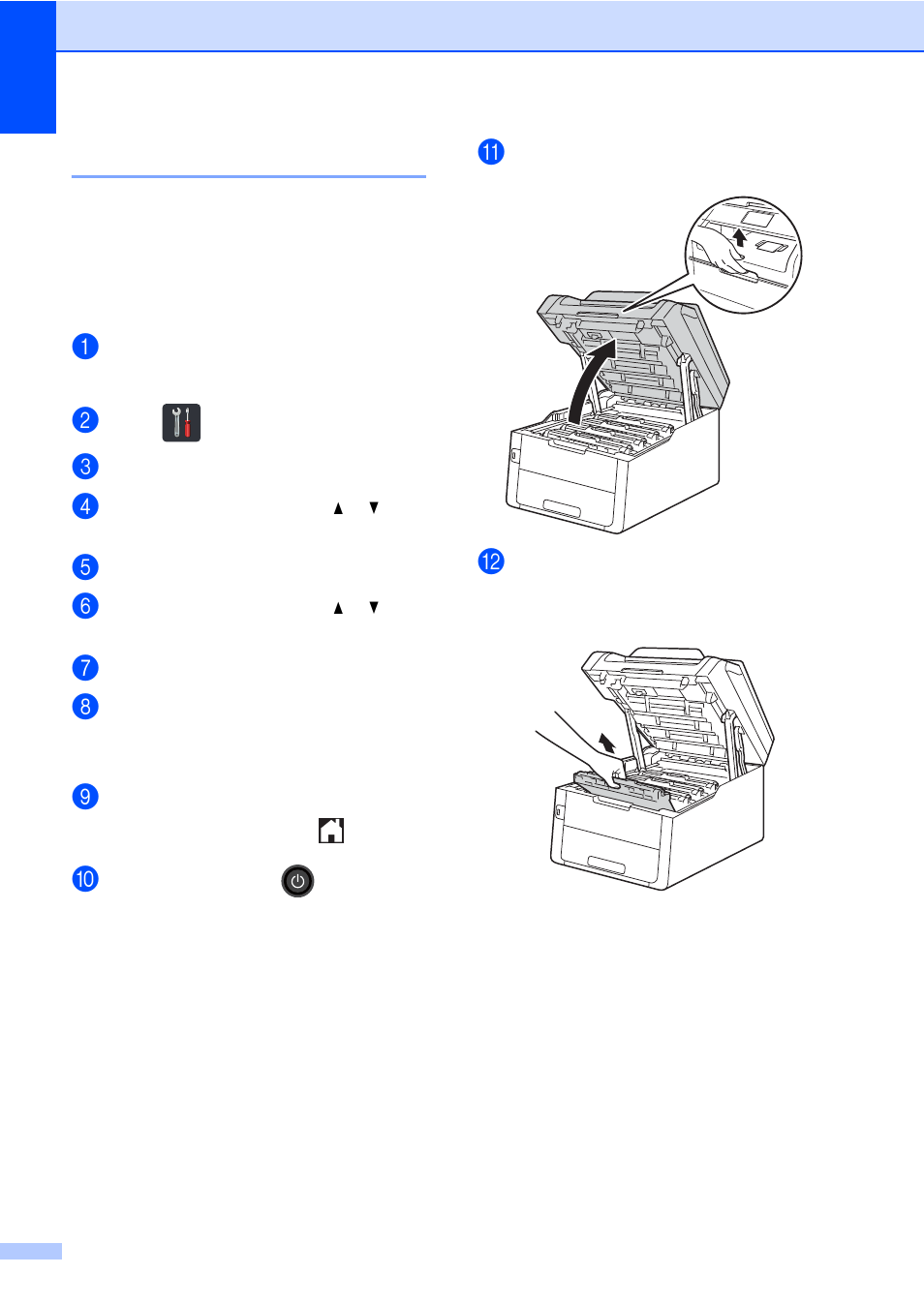 Cleaning the drum unit | Brother MFC-9330CDW User Manual | Page 78 / 100