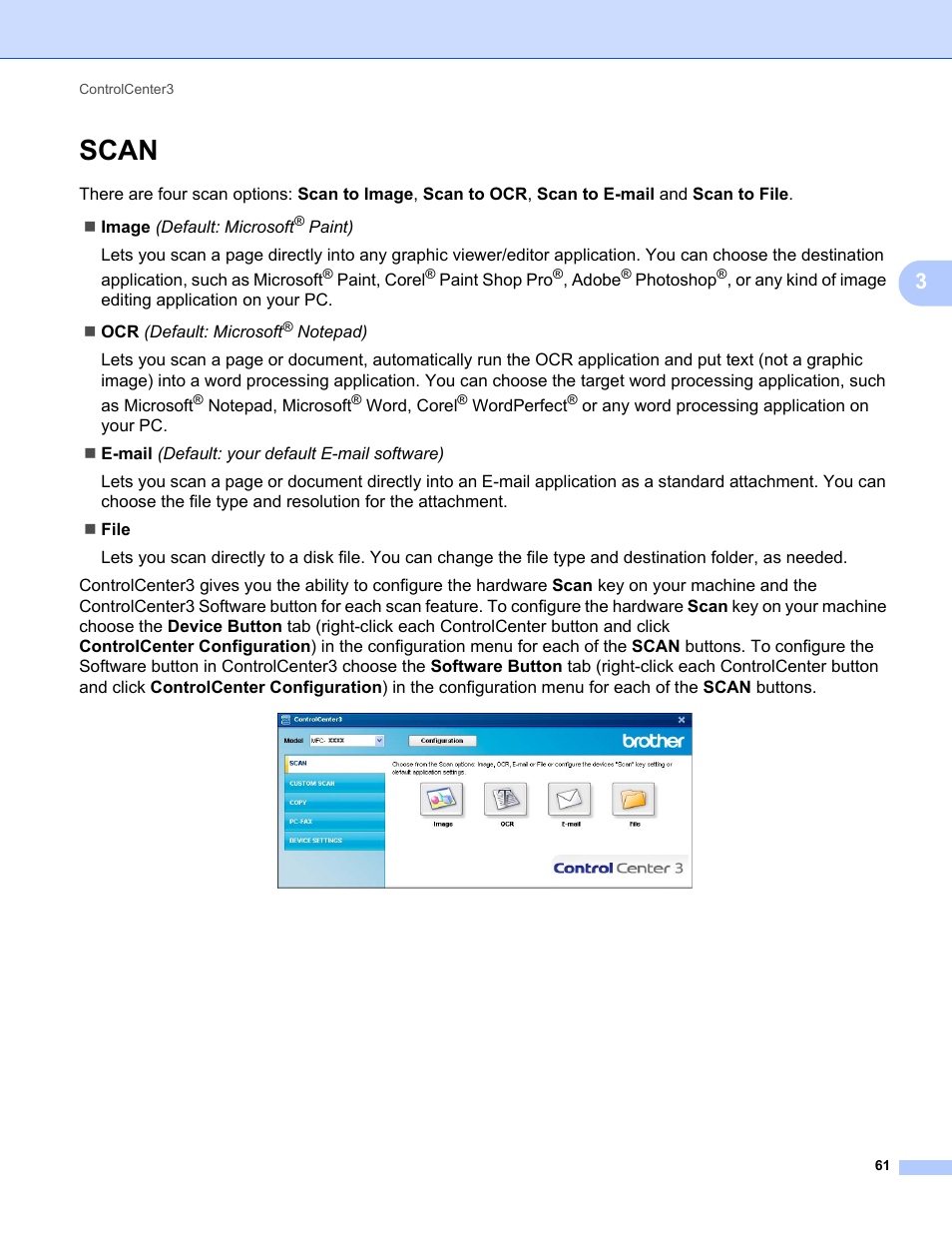 Scan | Brother MFC-9120CN User Manual | Page 69 / 215