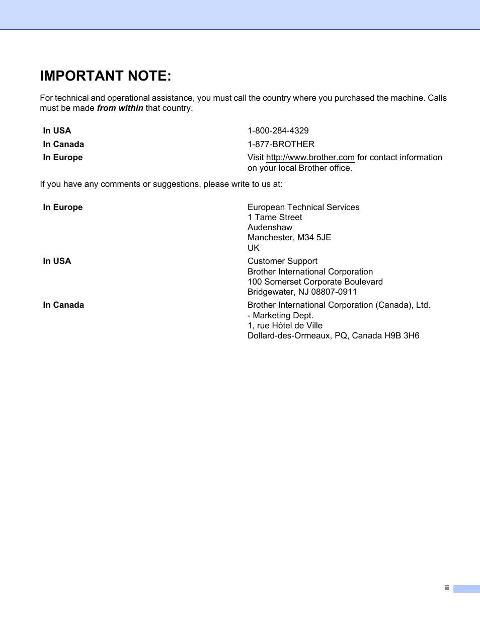 Brother MFC-440CN User Manual | Page 3 / 67