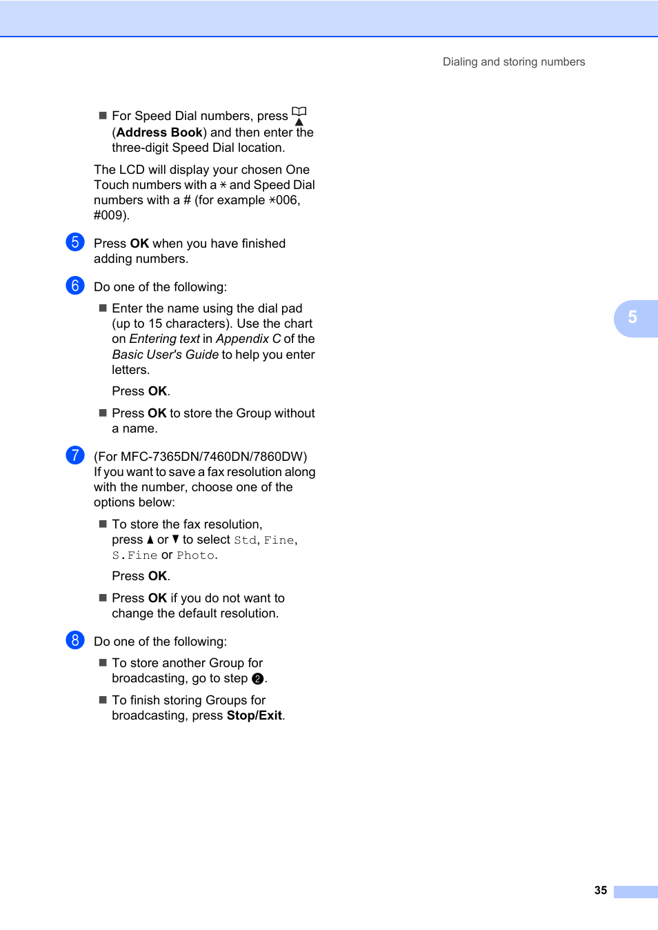 Brother MFC 7460DN User Manual | Page 41 / 76
