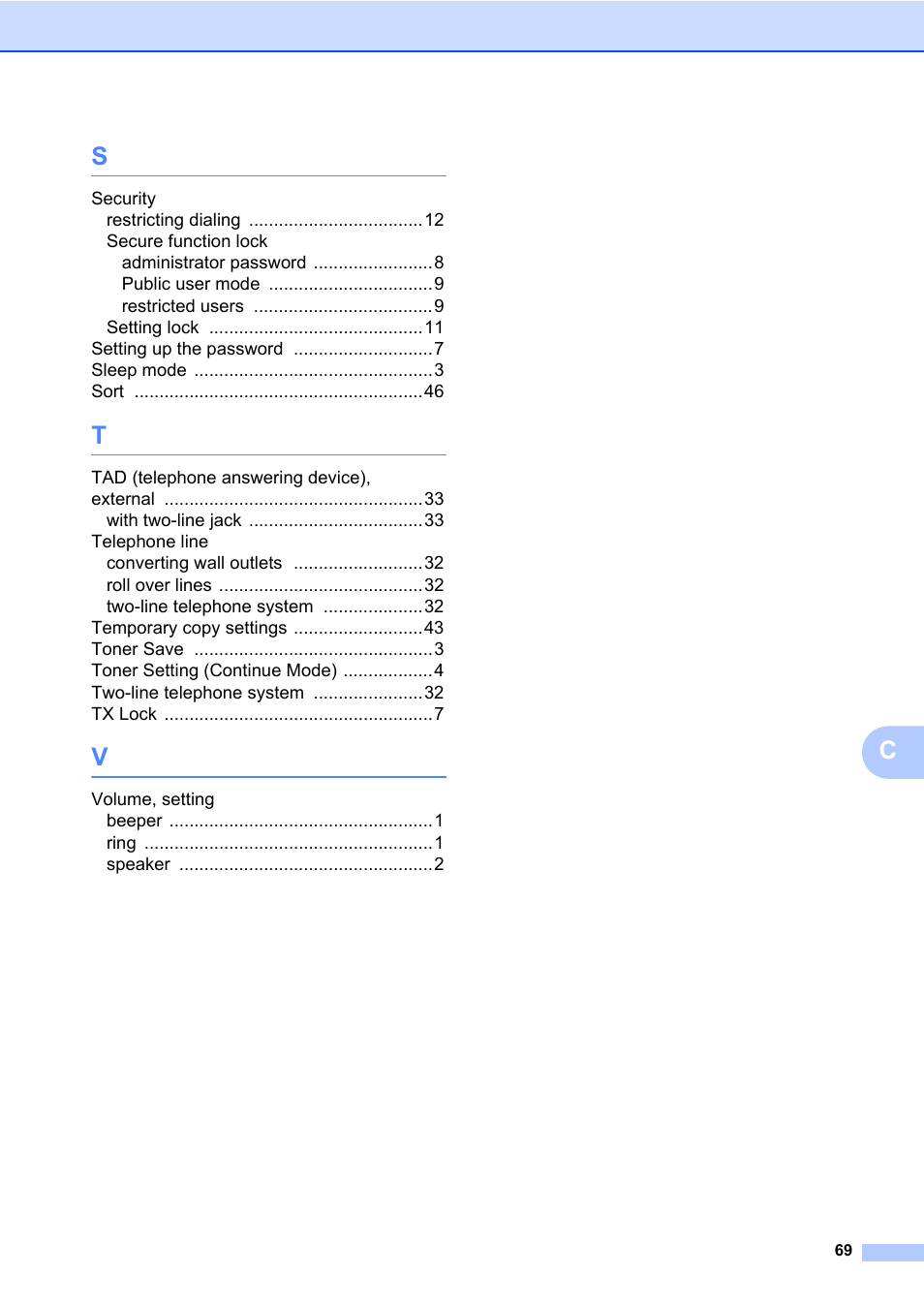 Brother MFC 7460DN User Manual | Page 75 / 76