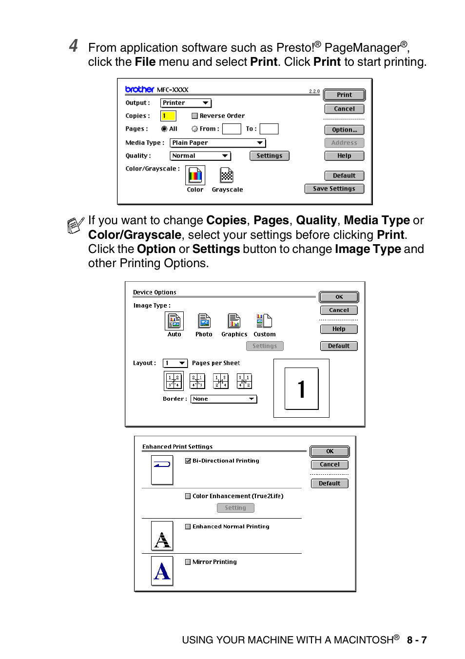 Pagemanager | Brother MFC-3240C User Manual | Page 129 / 173