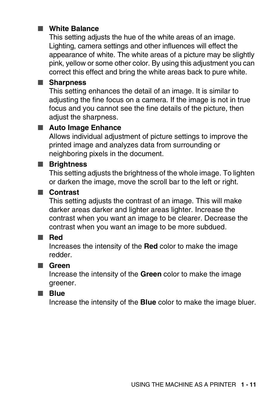 Brother MFC-3240C User Manual | Page 19 / 173