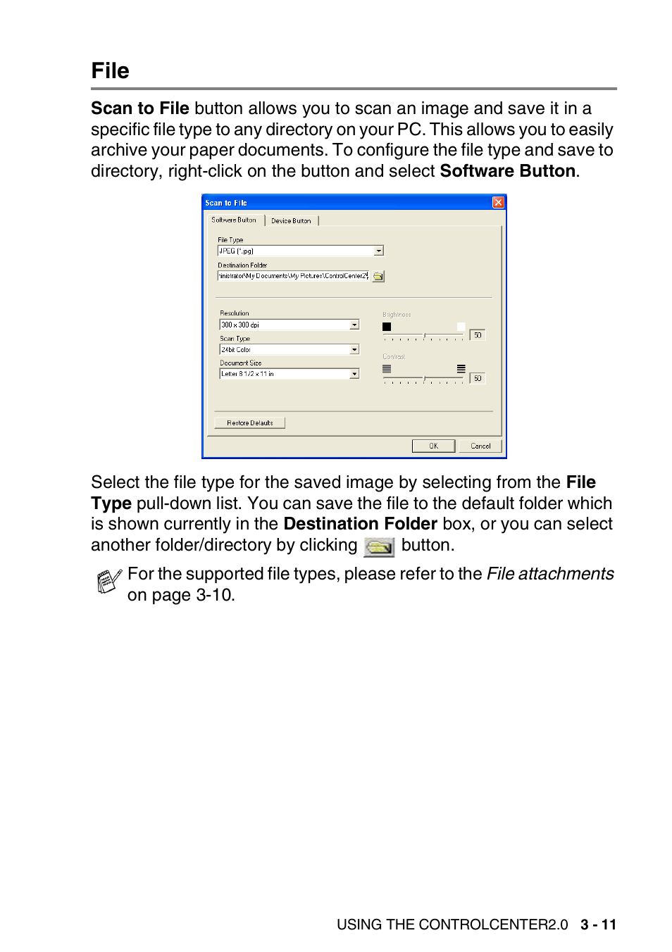 File, File -11 | Brother MFC-3240C User Manual | Page 73 / 173