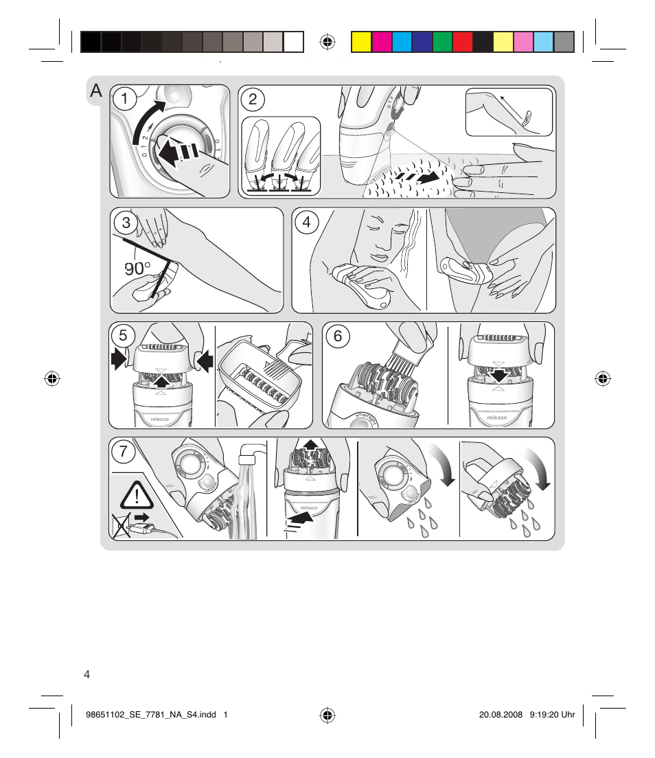 Braun 7281 Silk-épil Xpressive User Manual | Page 4 / 30