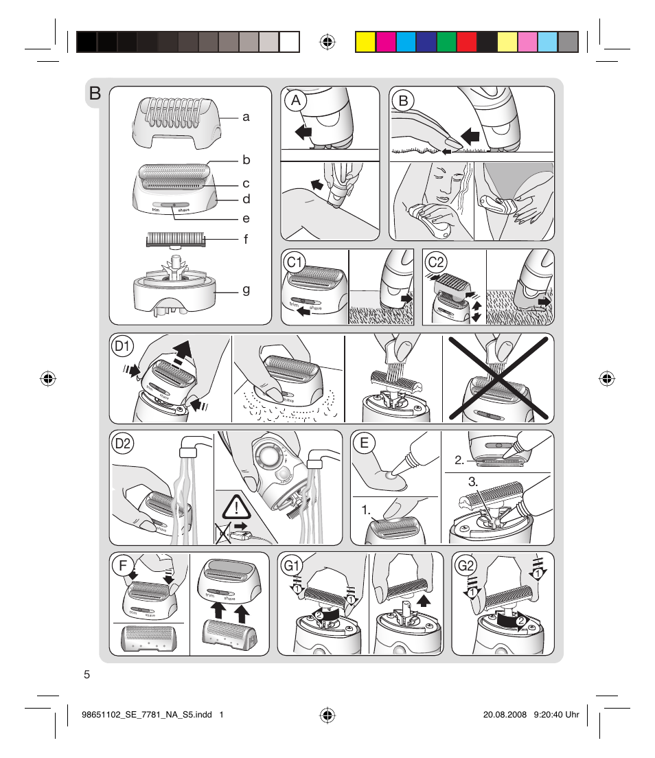 Braun 7281 Silk-épil Xpressive User Manual | Page 5 / 30