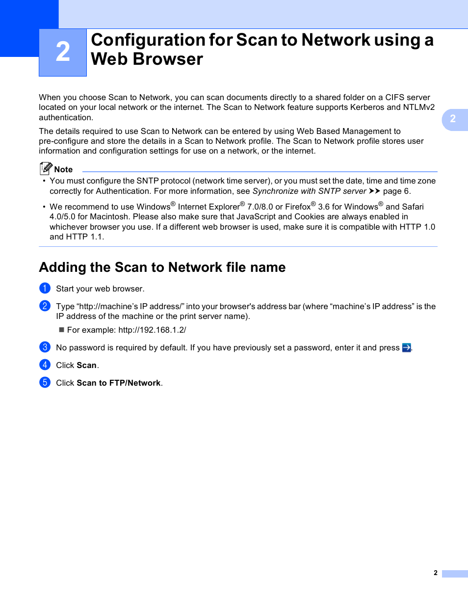 Adding the scan to network file name | Brother MFC-8810DW User Manual | Page 5 / 29