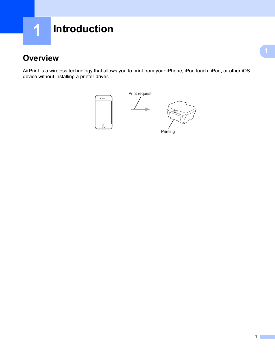 1 introduction, Overview, Introduction | Brother MFC-J625DW User Manual | Page 4 / 11