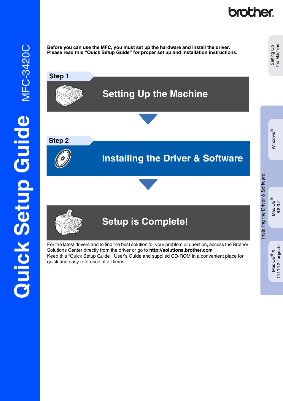 Brother MFC-3420C User Manual | 31 pages