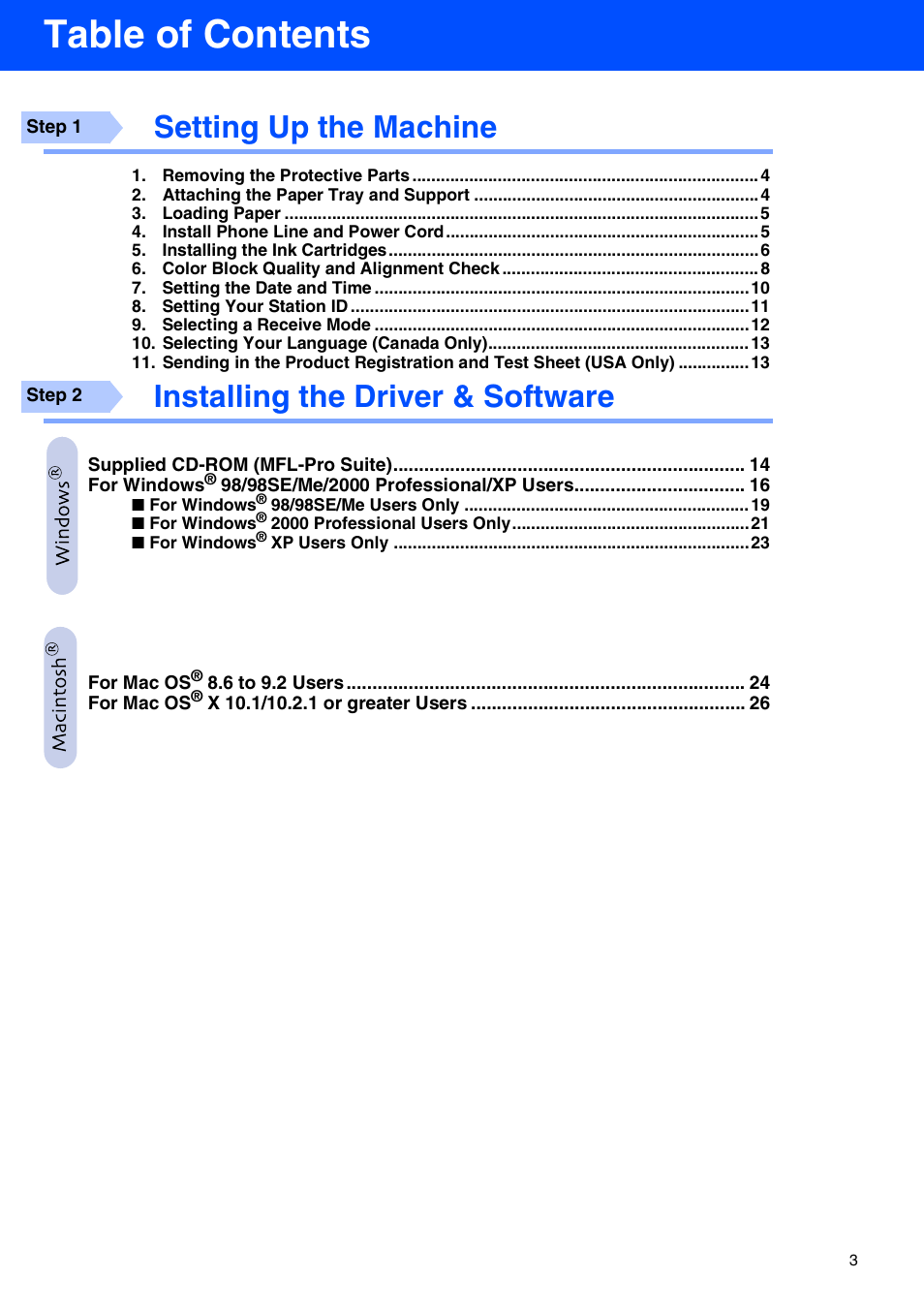 Brother MFC-3420C User Manual | Page 5 / 31