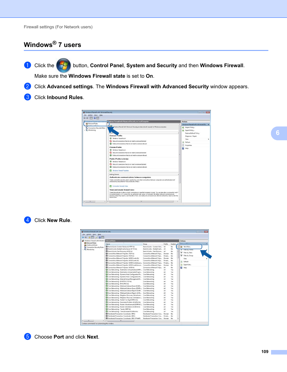 Windows® 7 users, Windows, 7 users | 6windows | Brother MFC-9325CW User Manual | Page 117 / 221