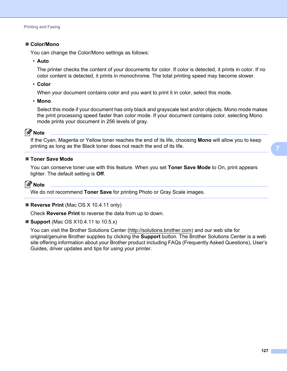 Brother MFC-9325CW User Manual | Page 135 / 221