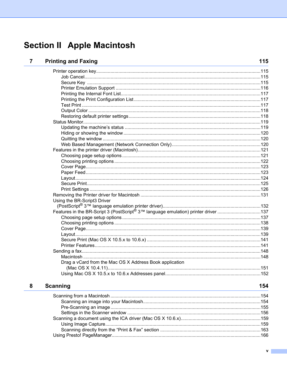 Brother MFC-9325CW User Manual | Page 6 / 221