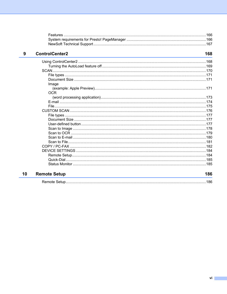 Brother MFC-9325CW User Manual | Page 7 / 221