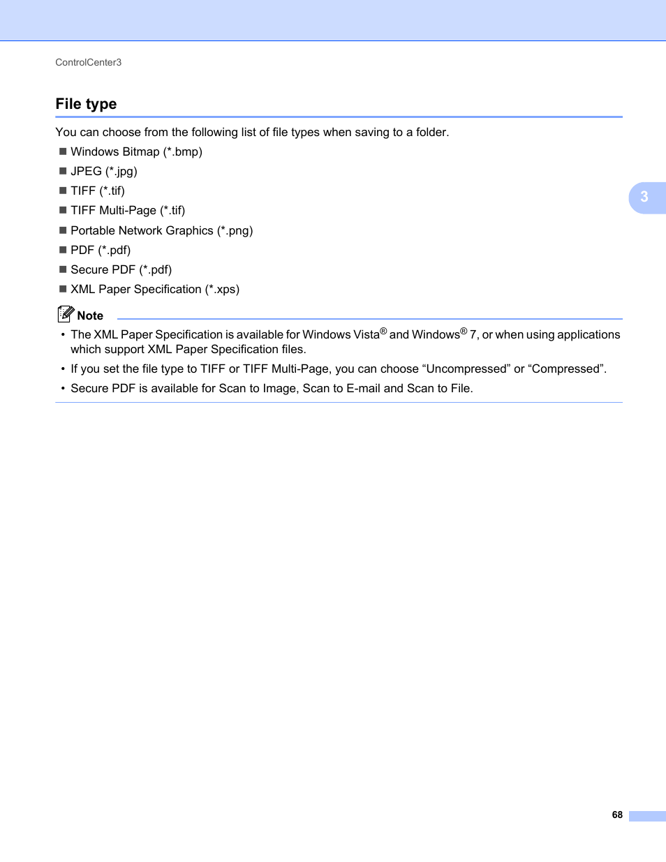 File type, 3file type | Brother MFC-9325CW User Manual | Page 76 / 221