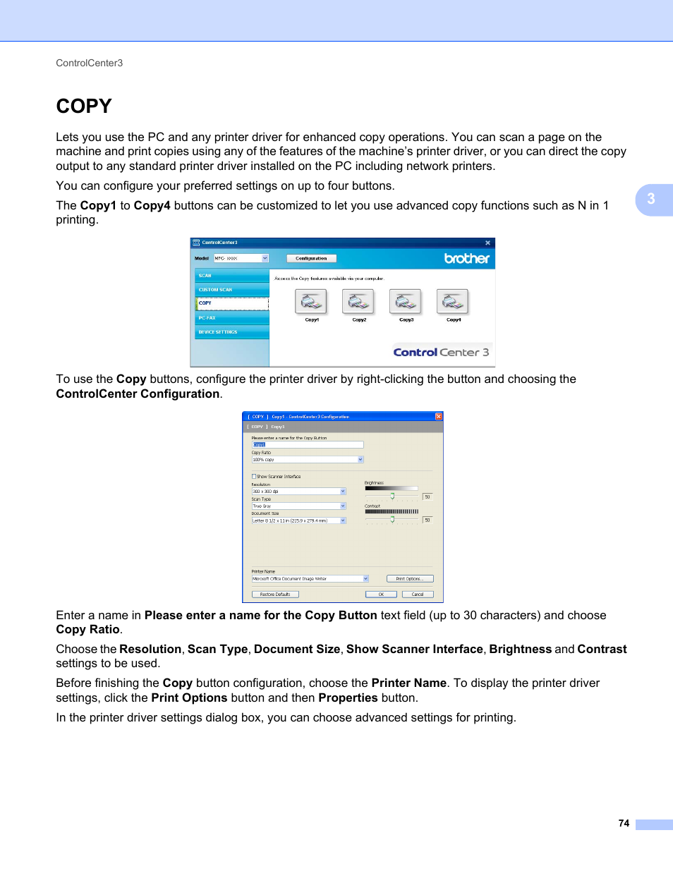 Copy | Brother MFC-9325CW User Manual | Page 82 / 221