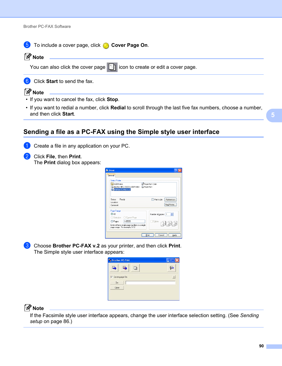 Brother MFC-9325CW User Manual | Page 98 / 221