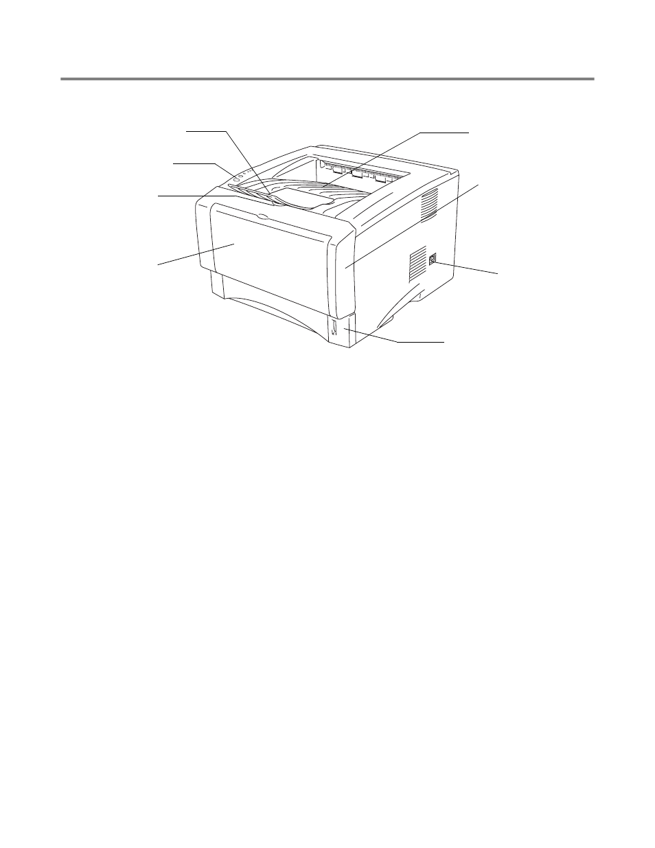 Front view, Front view -2 | Brother HL-5150D User Manual | Page 9 / 143