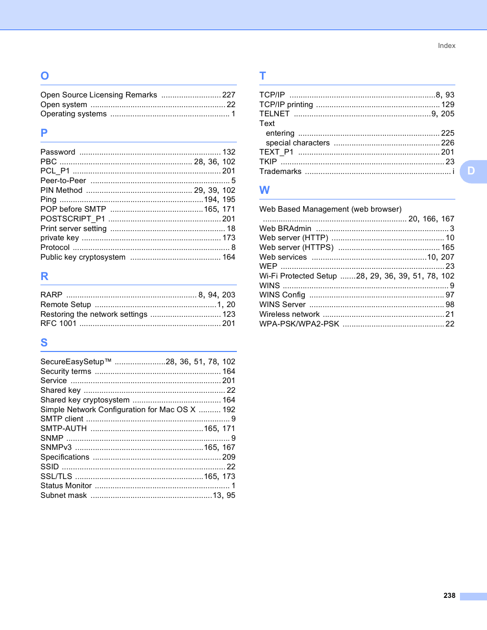 Brother MFC 8480DN User Manual | Page 249 / 249