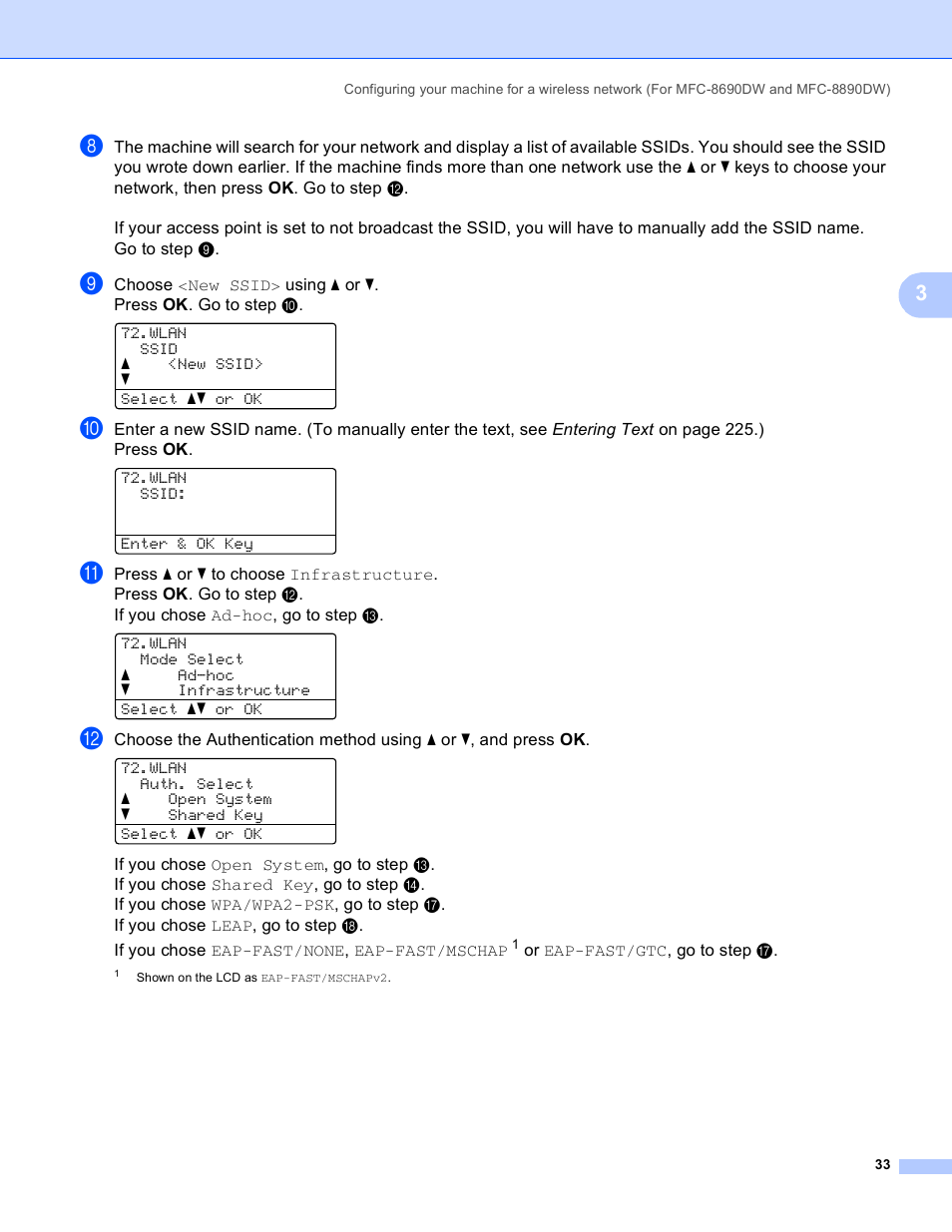 Brother MFC 8480DN User Manual | Page 44 / 249