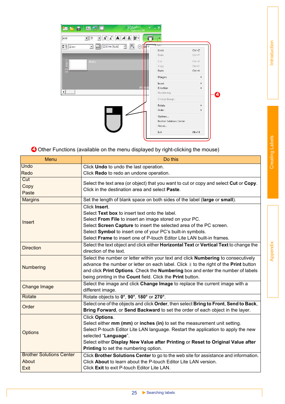 Brother PT-18RKT User Manual | Page 25 / 32