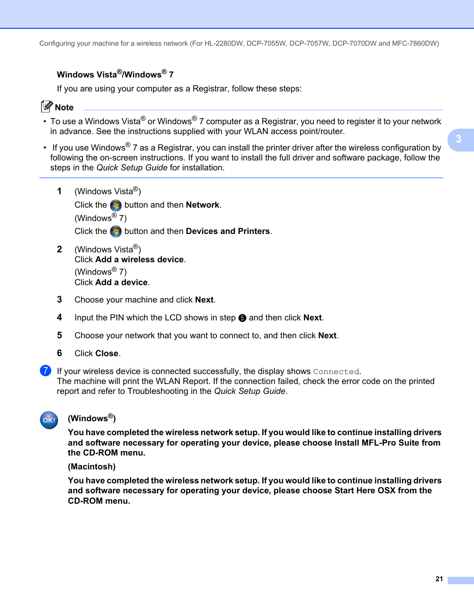 Brother MFC 7460DN User Manual | Page 26 / 82