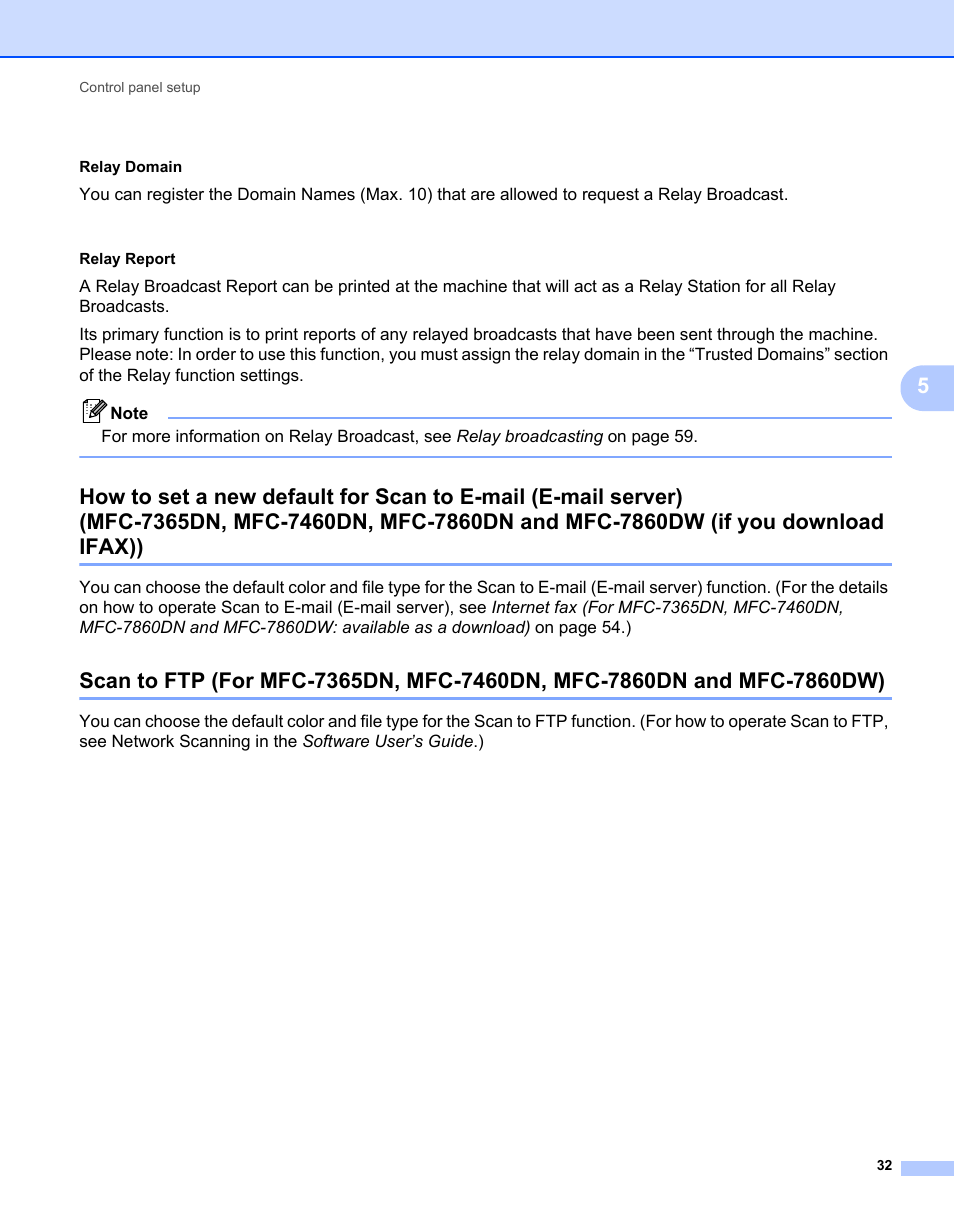 Brother MFC 7460DN User Manual | Page 37 / 82