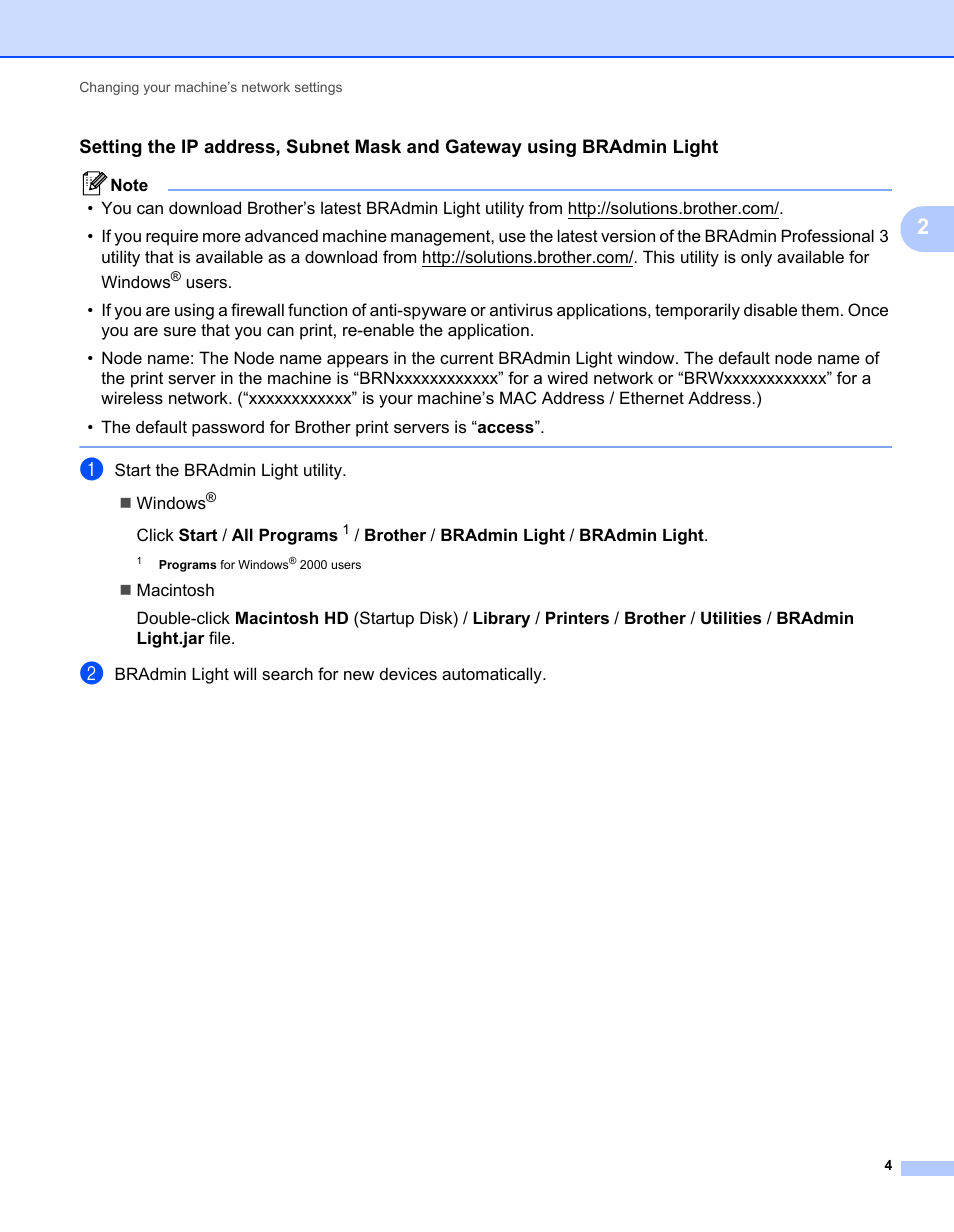 Brother MFC 7460DN User Manual | Page 9 / 82