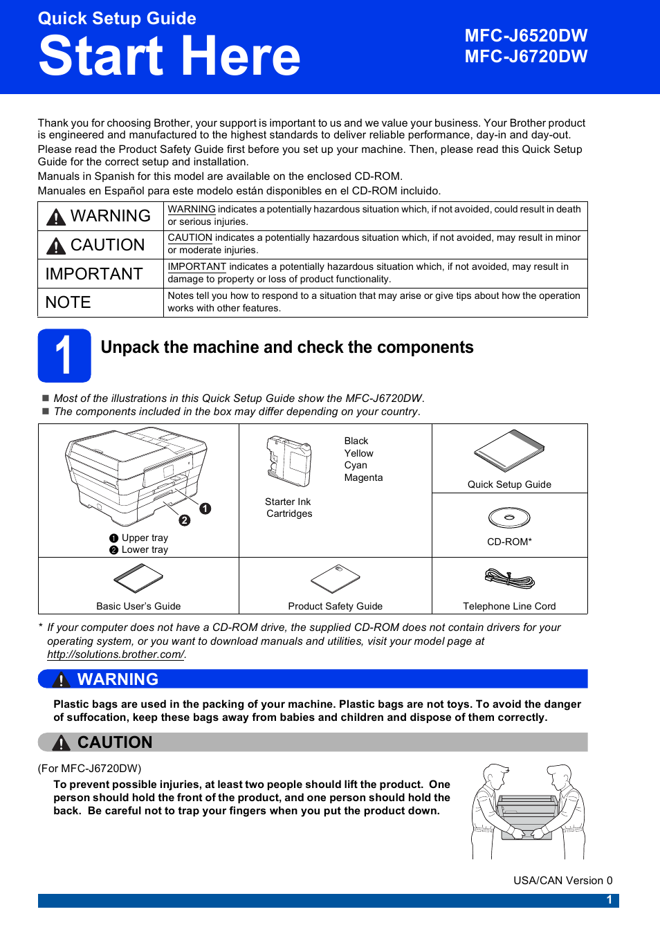 Brother MFC-J6720DW User Manual | 46 pages