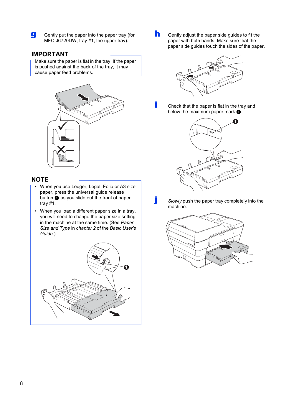 Brother MFC-J6720DW User Manual | Page 8 / 46