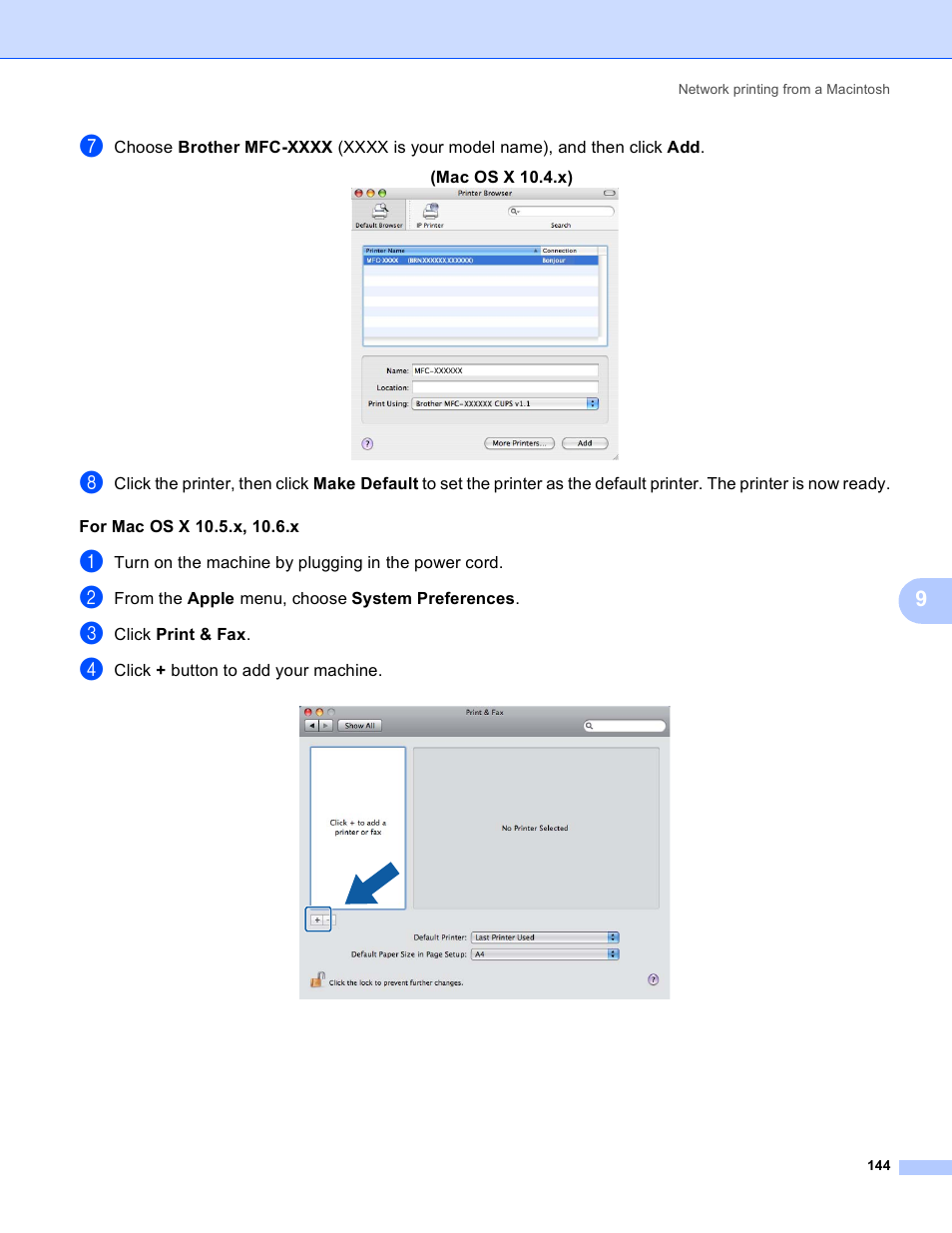 Brother MFC-5895CW User Manual | Page 154 / 209
