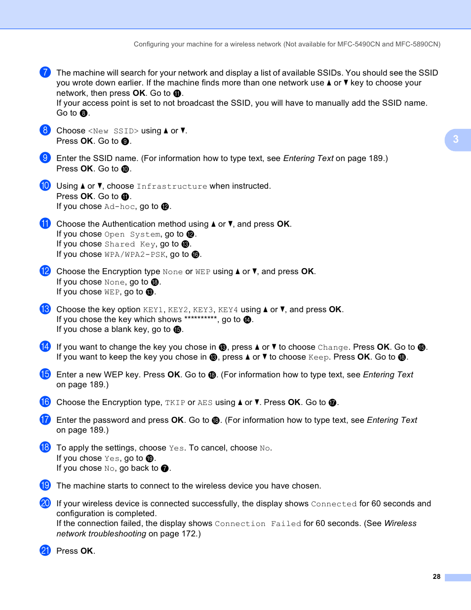 Brother MFC-5895CW User Manual | Page 38 / 209