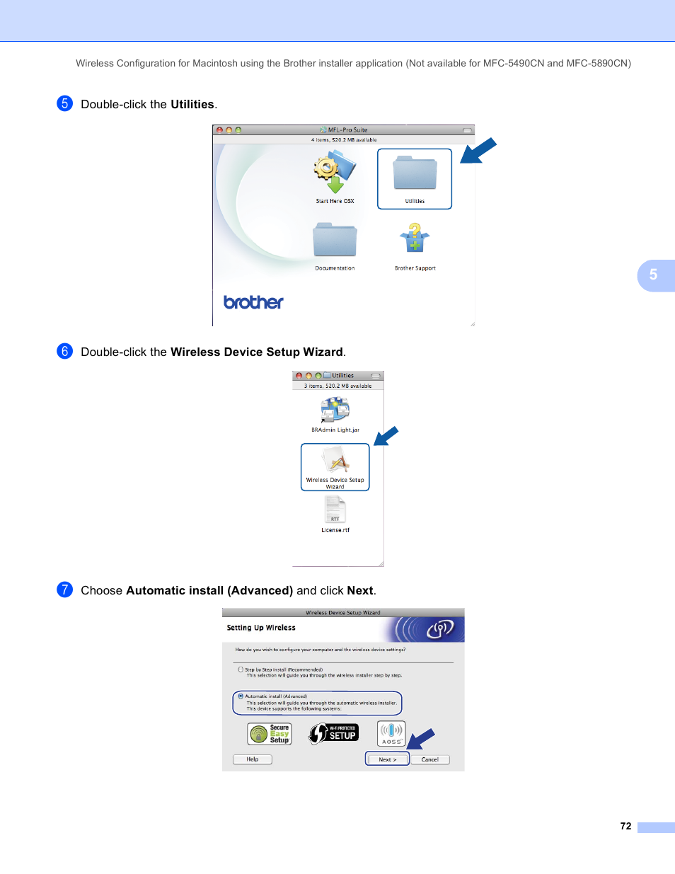 Brother MFC-5895CW User Manual | Page 82 / 209