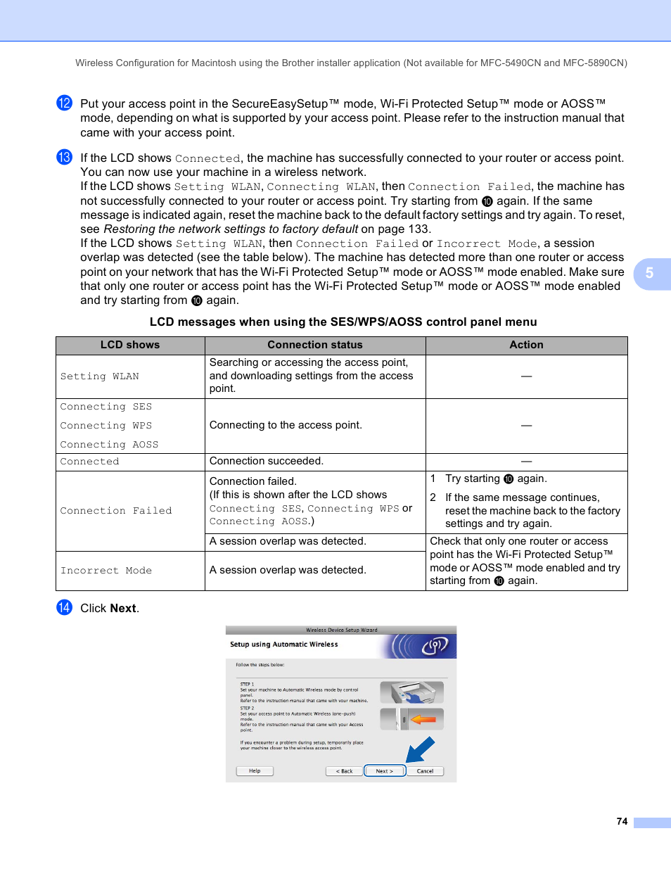 Brother MFC-5895CW User Manual | Page 84 / 209