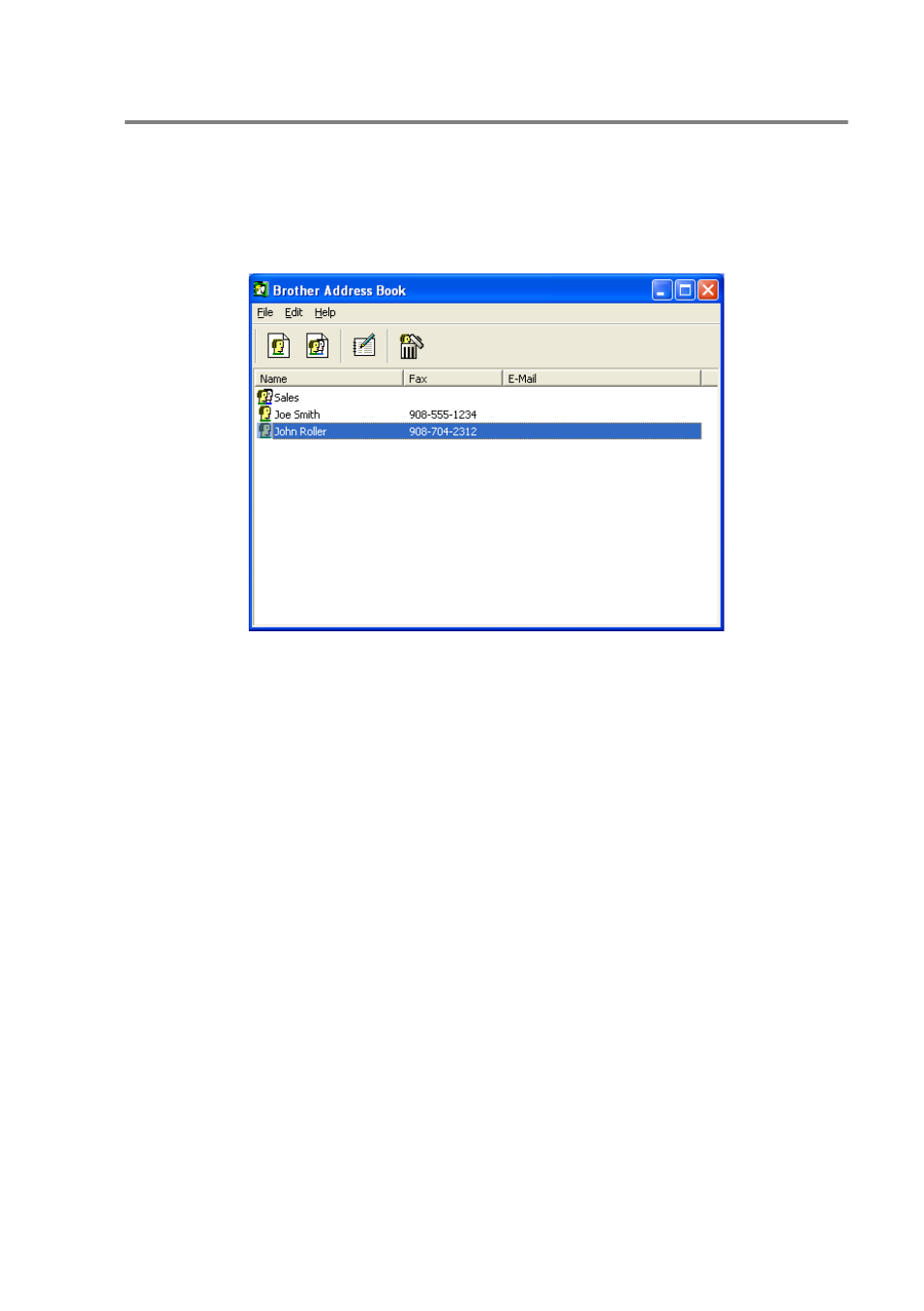Brother address book, Brother address book -7 | Brother MFC-8640D User Manual | Page 102 / 179