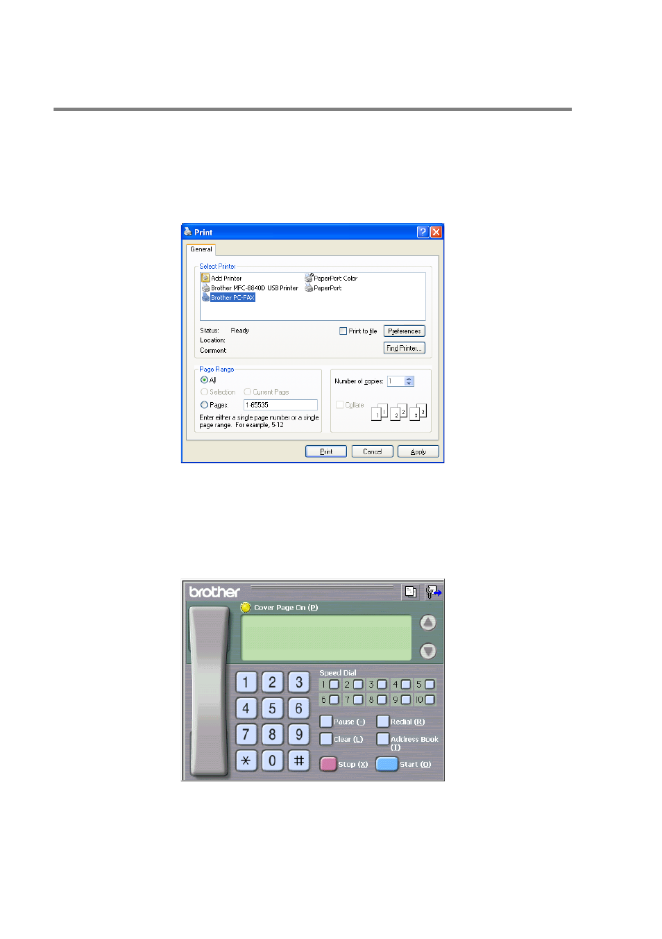 Sending a file as a pc-fax using the facsimile, Style user interface -16 | Brother MFC-8640D User Manual | Page 111 / 179