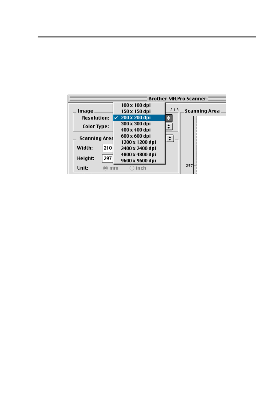 Settings in the scanner window, Image, Settings in the scanner window -23 | Image -23 | Brother MFC-8640D User Manual | Page 138 / 179