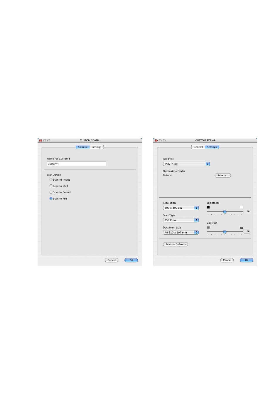 Scan to file, Scan to file: -43 | Brother MFC-8640D User Manual | Page 158 / 179