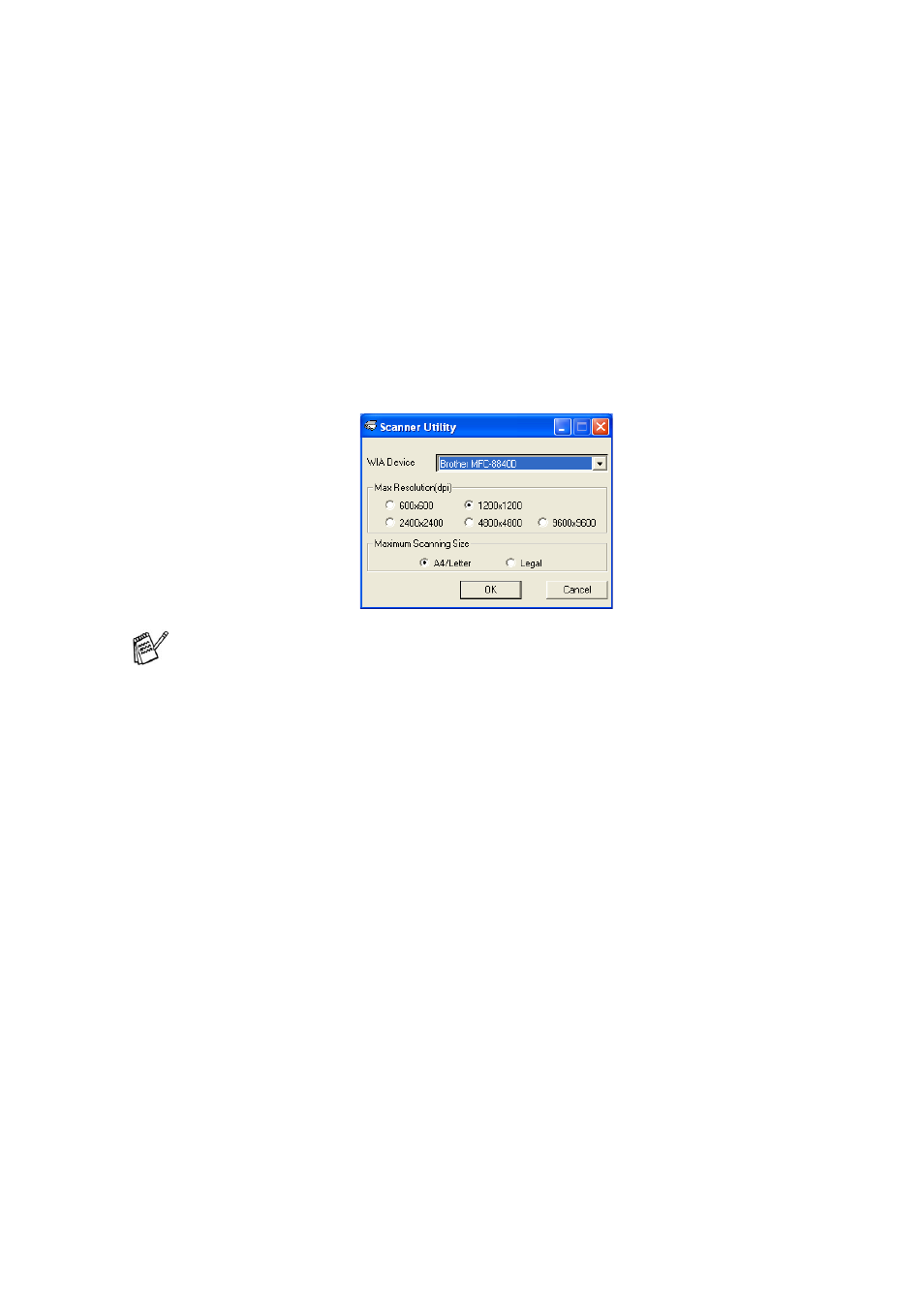 Brother scanner utility, Twain compliant scanner driver for windows® xp, Windows | Xp -7, Twain compliant scanner driver for windows | Brother MFC-8640D User Manual | Page 54 / 179
