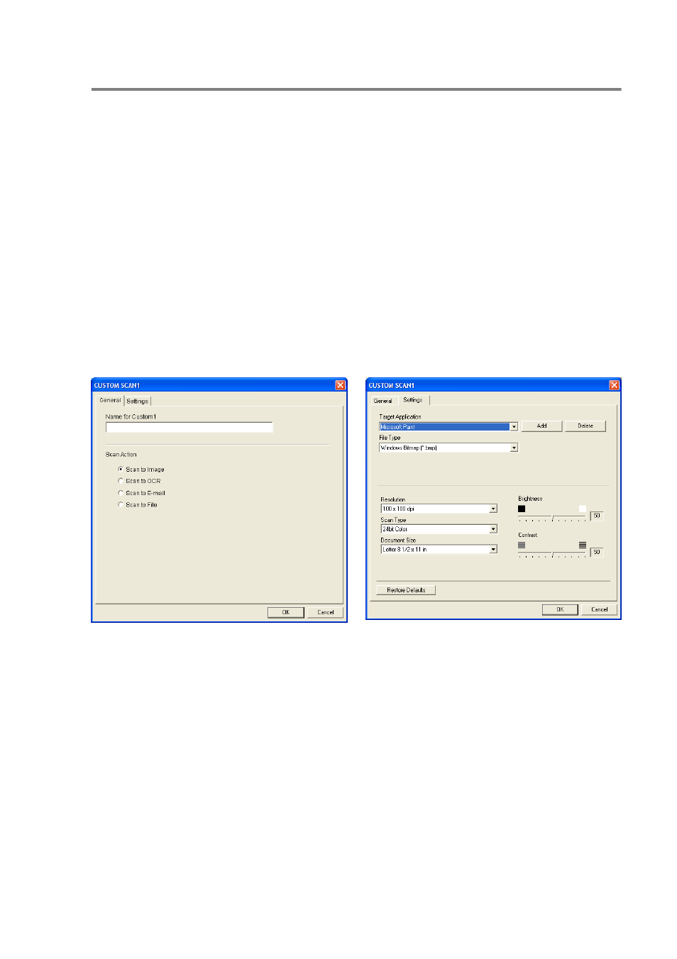 Customizing a user-defined button, Scan to image, Customizing a user-defined button -12 | Scan to image: -12 | Brother MFC-8640D User Manual | Page 84 / 179