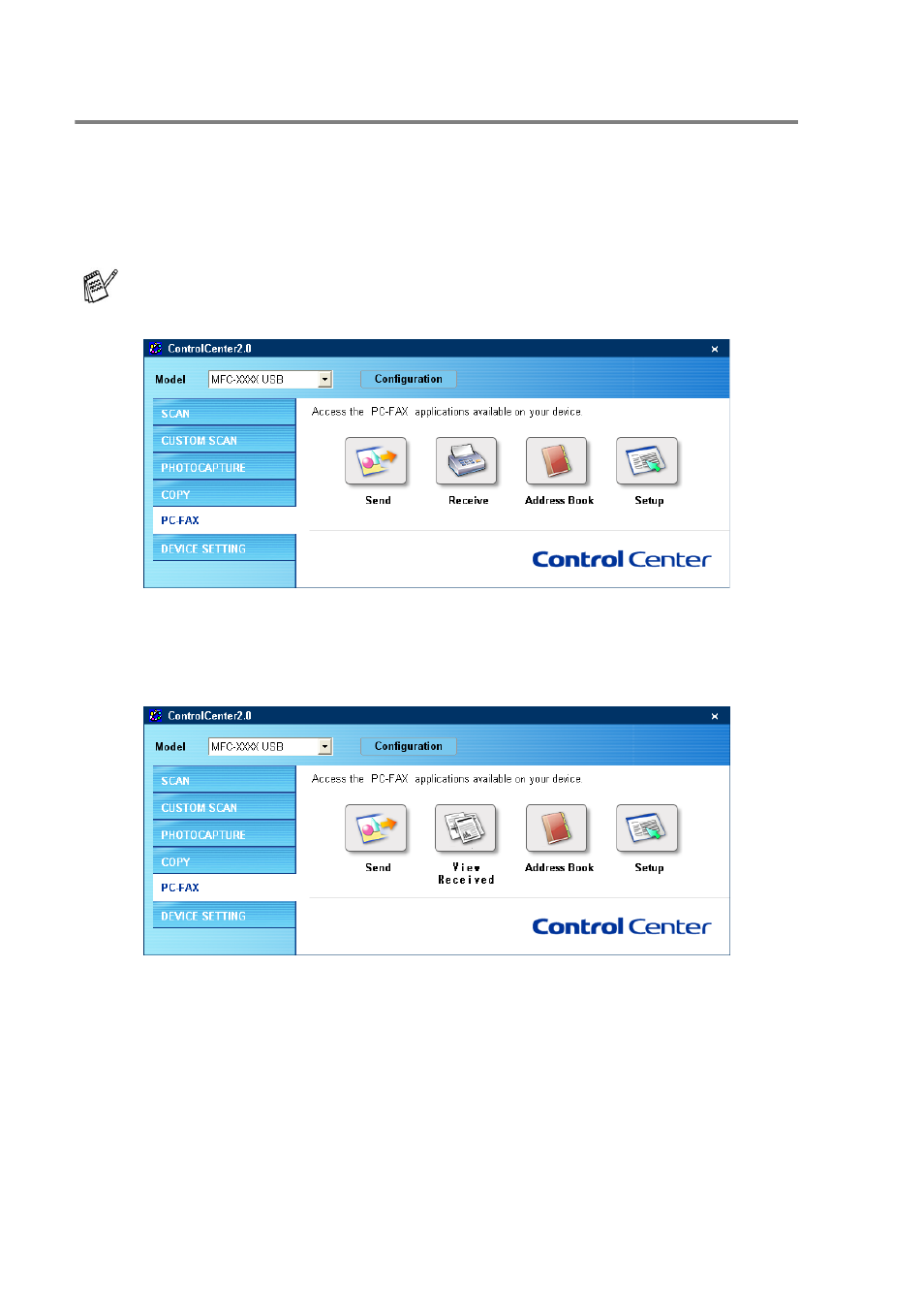 Receive / view received, Receive / view received -19 | Brother MFC-8640D User Manual | Page 91 / 179