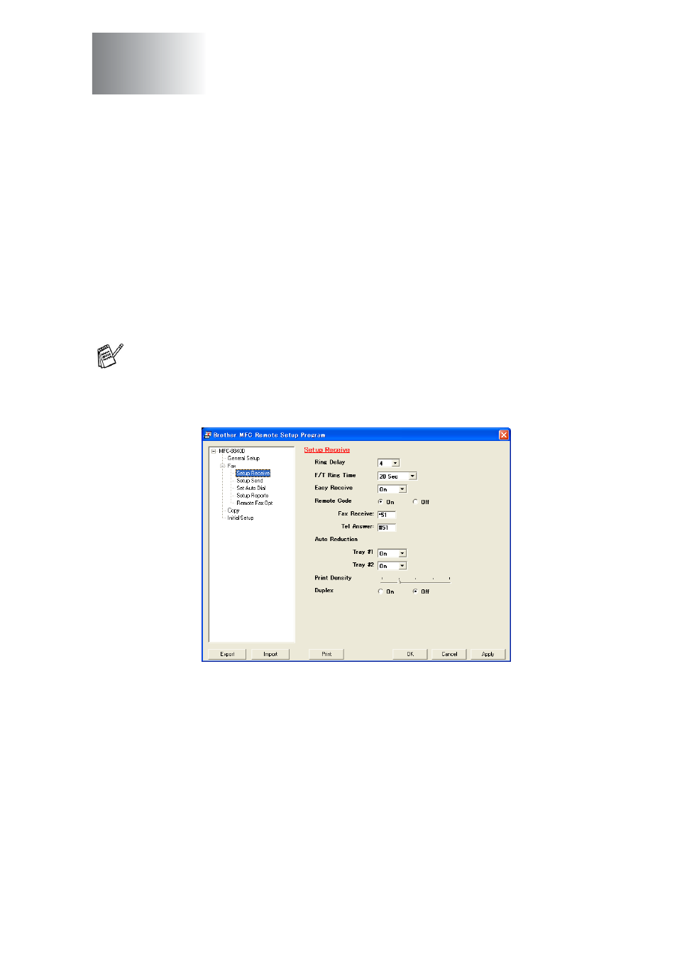 5 using mfc remote setup, For windows®), Mfc remote setup | Using mfc remote setup (for windows, Mfc remote setup -1, Using mfc remote setup | Brother MFC-8640D User Manual | Page 94 / 179