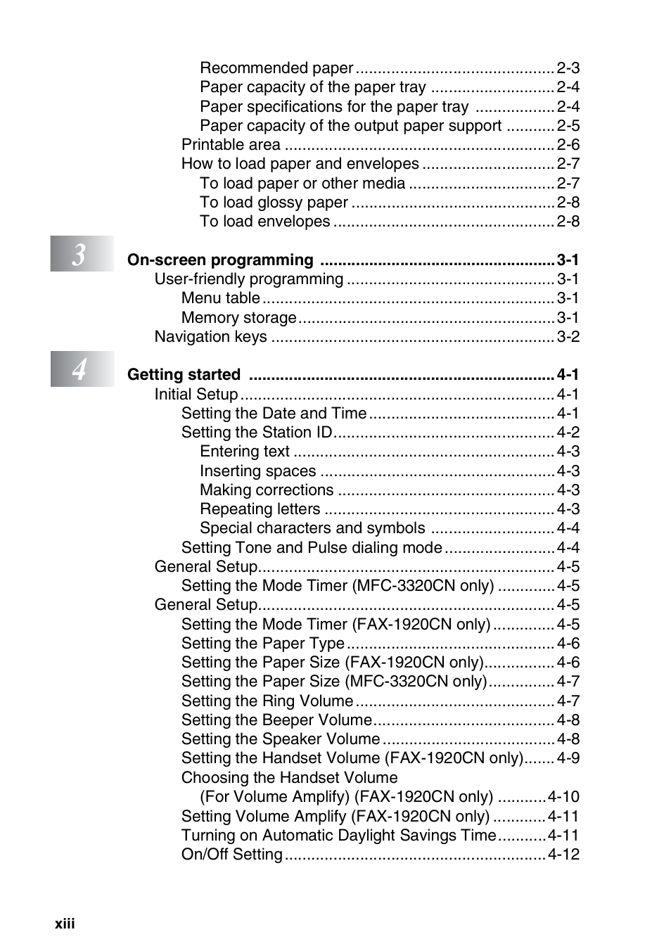 Brother FAX 1920CN User Manual | Page 15 / 214
