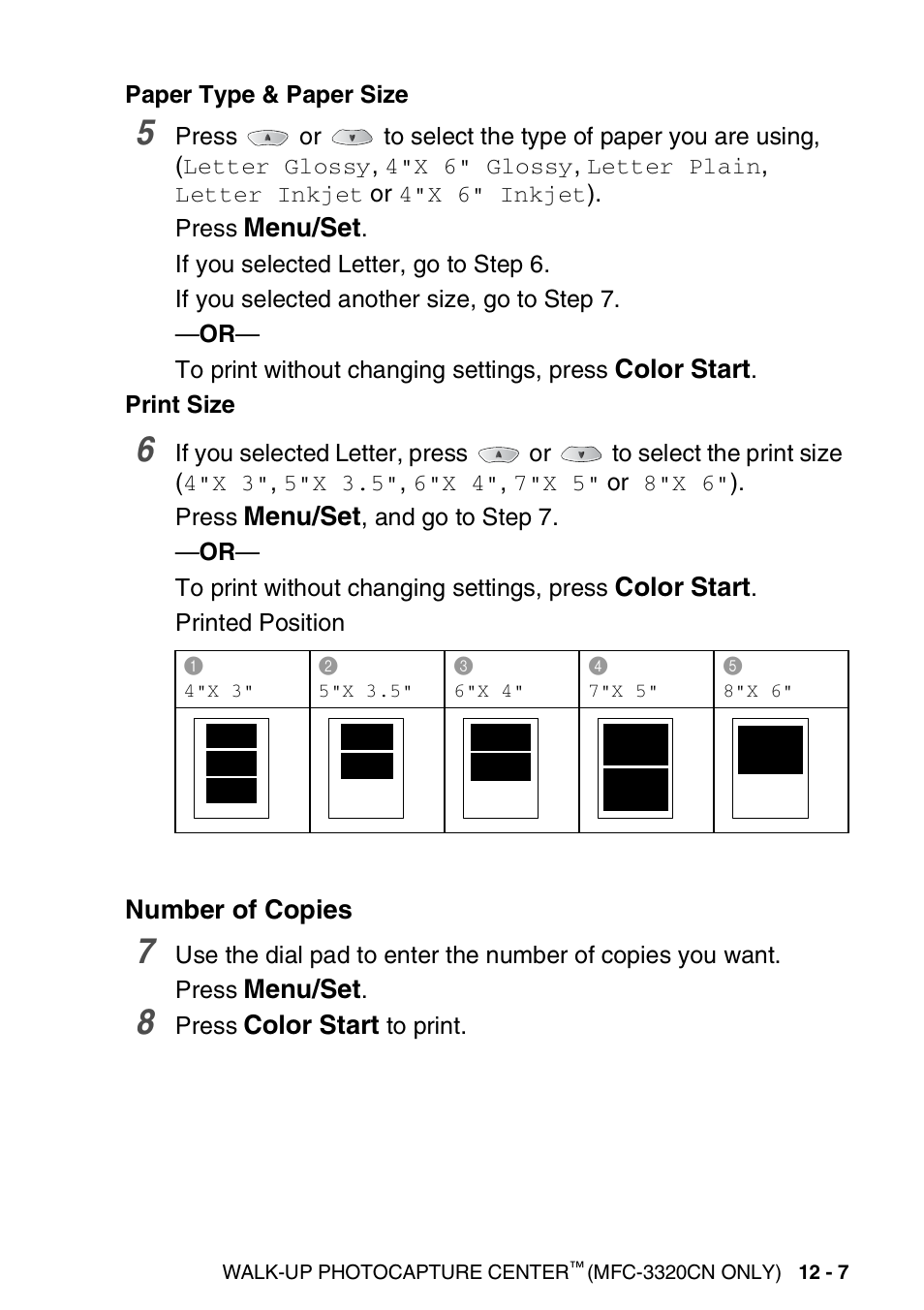 Number of copies, Number of copies -7 | Brother FAX 1920CN User Manual | Page 154 / 214