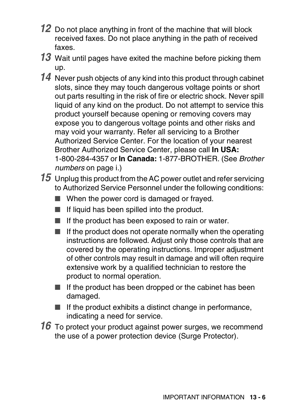 Brother FAX 1920CN User Manual | Page 166 / 214