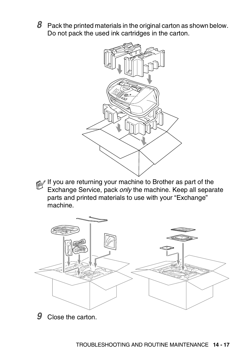 Brother FAX 1920CN User Manual | Page 184 / 214